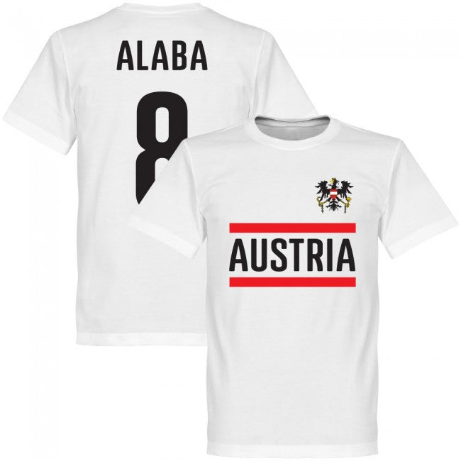 Austria Alaba 8 Team T-Shirt - White