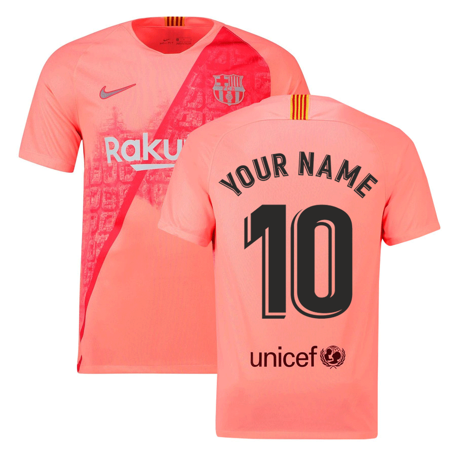 barcelona jersey with name