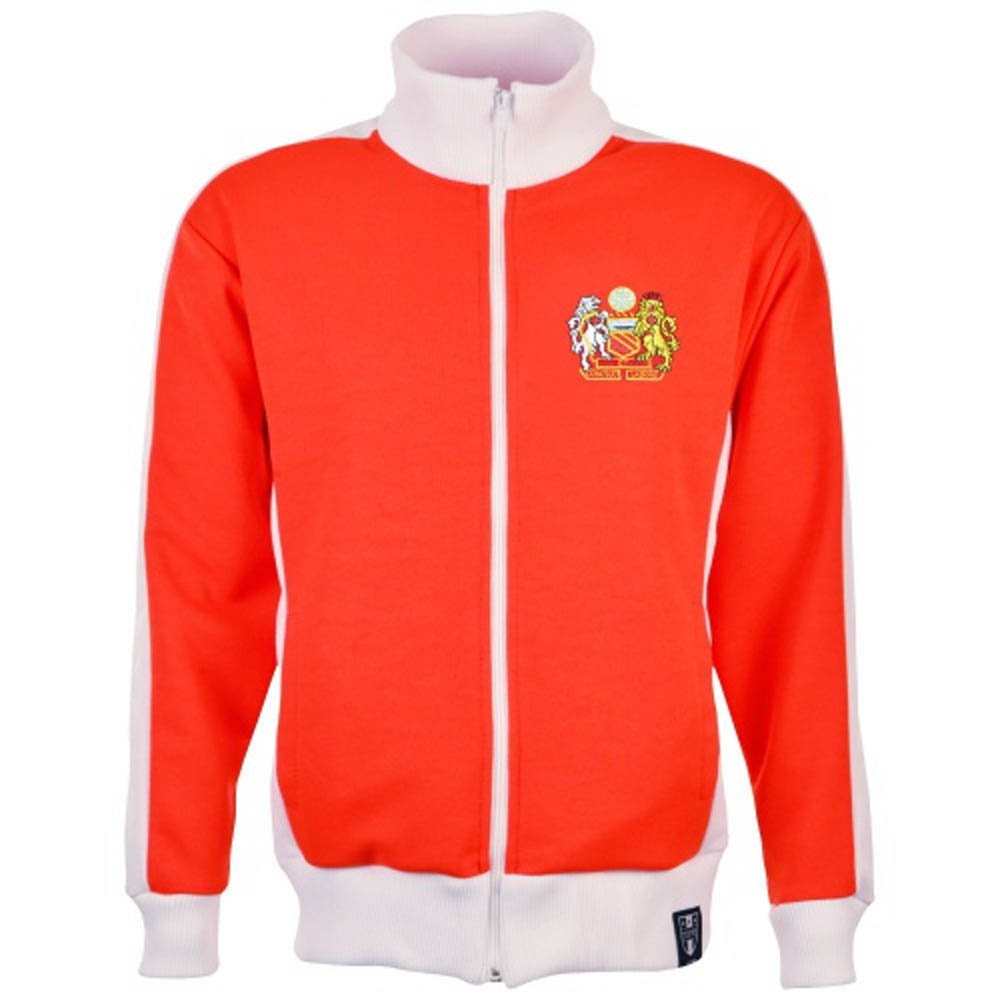 Manchester Reds Number Retro Track Top