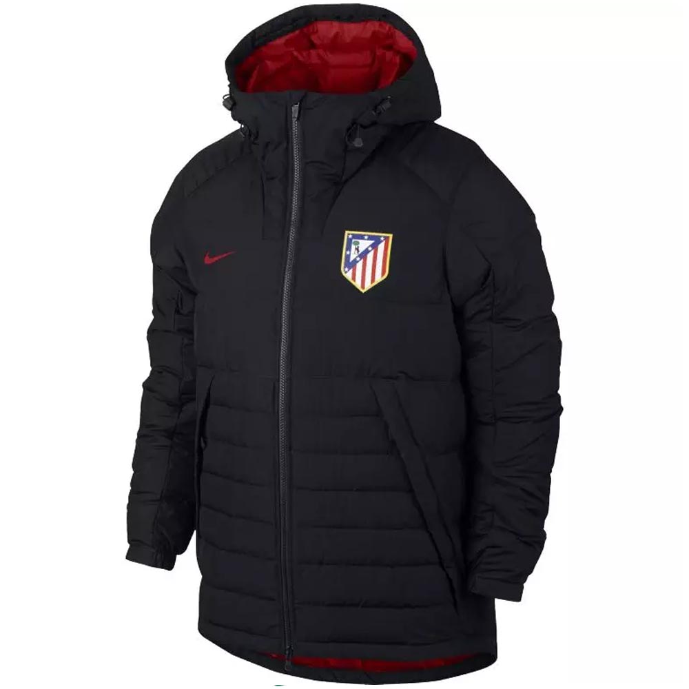 Atletico Madrid 20172018 Down Fill Jacket Black [869463010]  $151.14 Teamzo.com