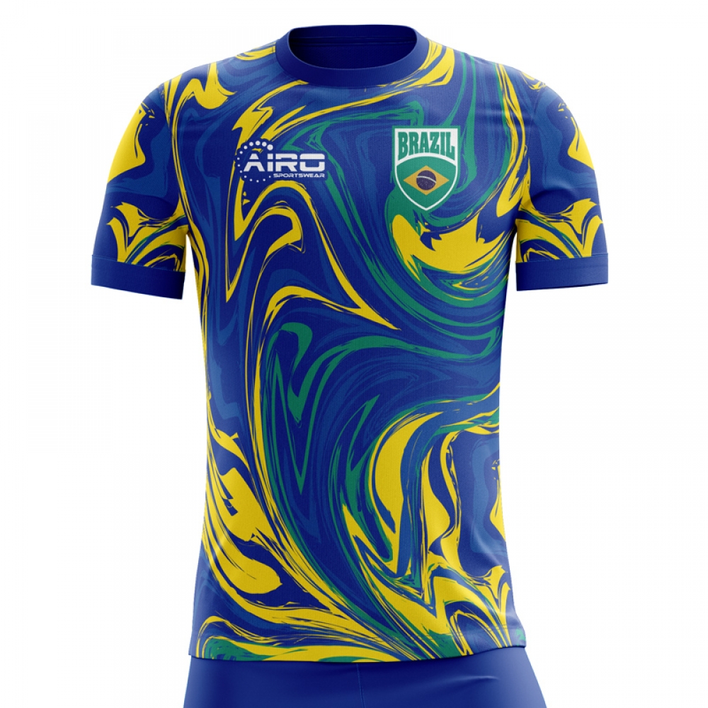 Brazil 2018-2019 Away Concept Shirt - Little Boys