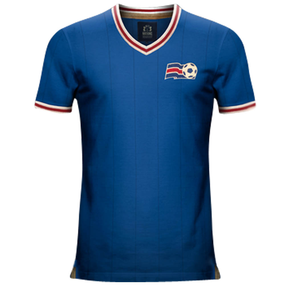 Vintage Iceland Home Soccer Jersey