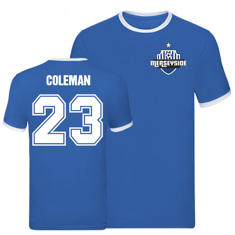 Seamus Coleman Everton Ringer Tee (Blue)