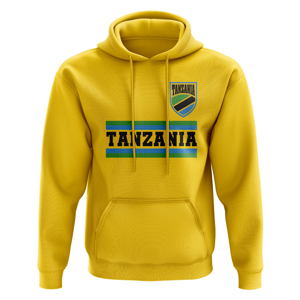 Tanzania Core Football Country Hoody (Yellow)