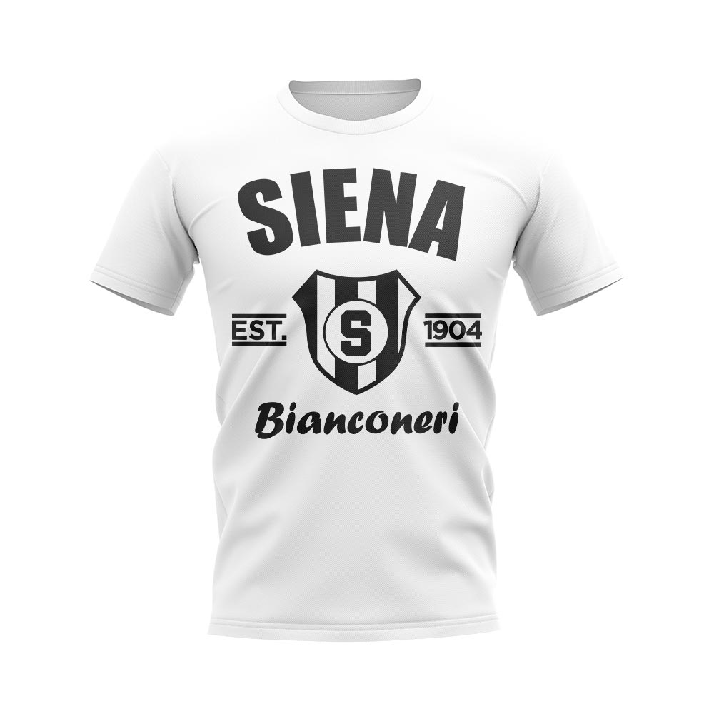 Siena Established Football T-Shirt (White)