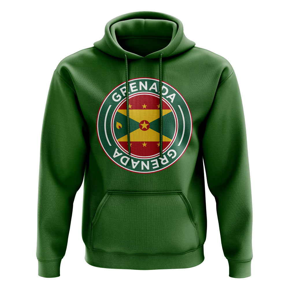 Grenada Football Badge Hoodie (Green)