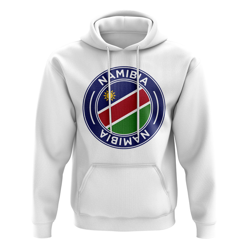 Namibia Football Badge Hoodie (White)