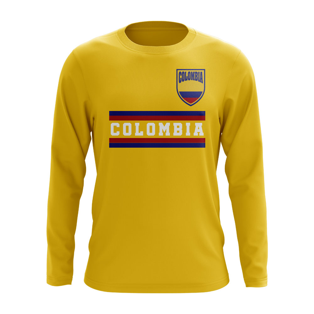 colombia football shirt long sleeve