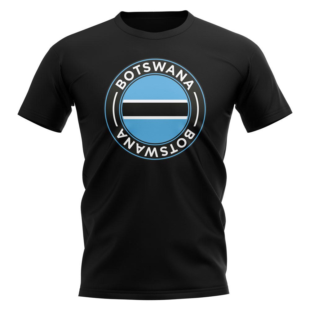 Botswana Football Badge T-Shirt (Black)