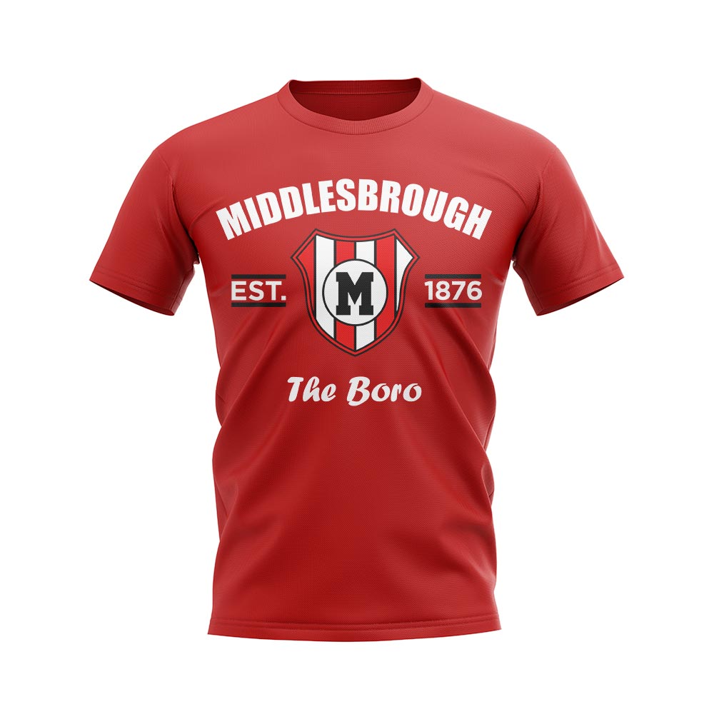 Middlesbrough Established Football T-Shirt (Red)