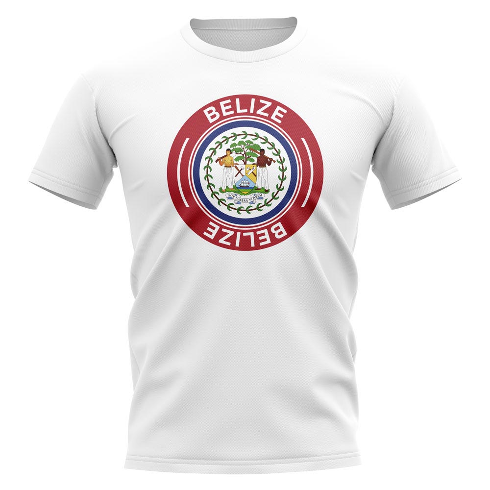 Belize Football Badge T-Shirt (White)