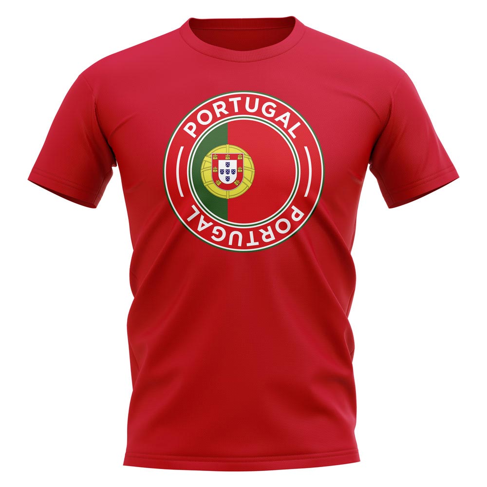 Portugal Football Badge T-Shirt (Red)