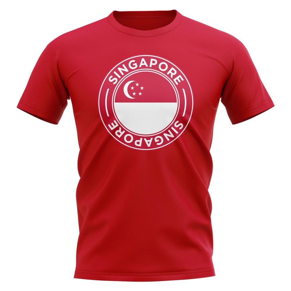 Singapore Football Badge T-Shirt (Red)