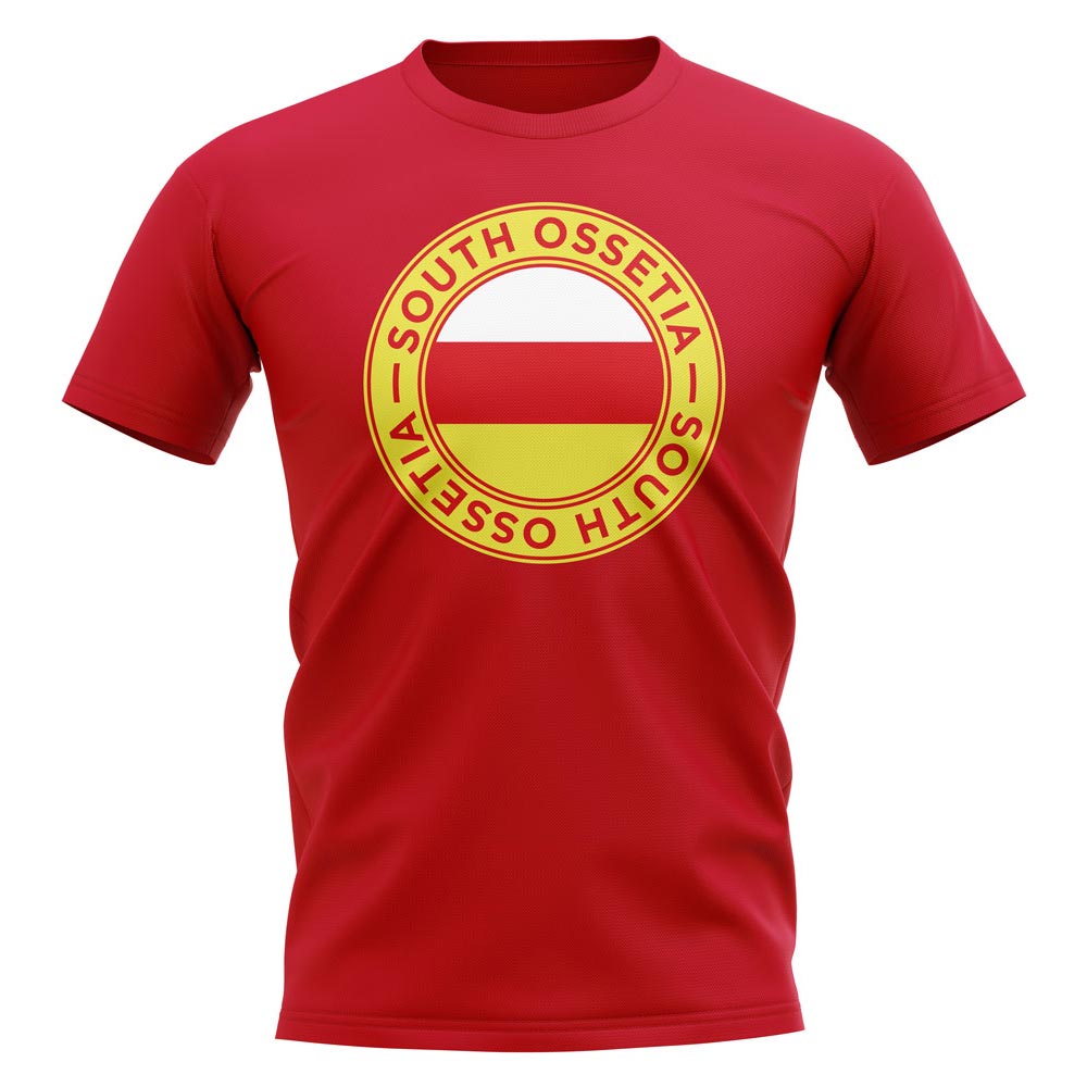 South Ossetia Football Badge T-Shirt (Red)