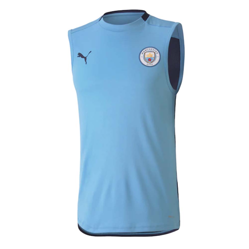 Manchester City 2020 2021 Sleeveless Shirt Blue 75790301 41 54 Teamzo Com
