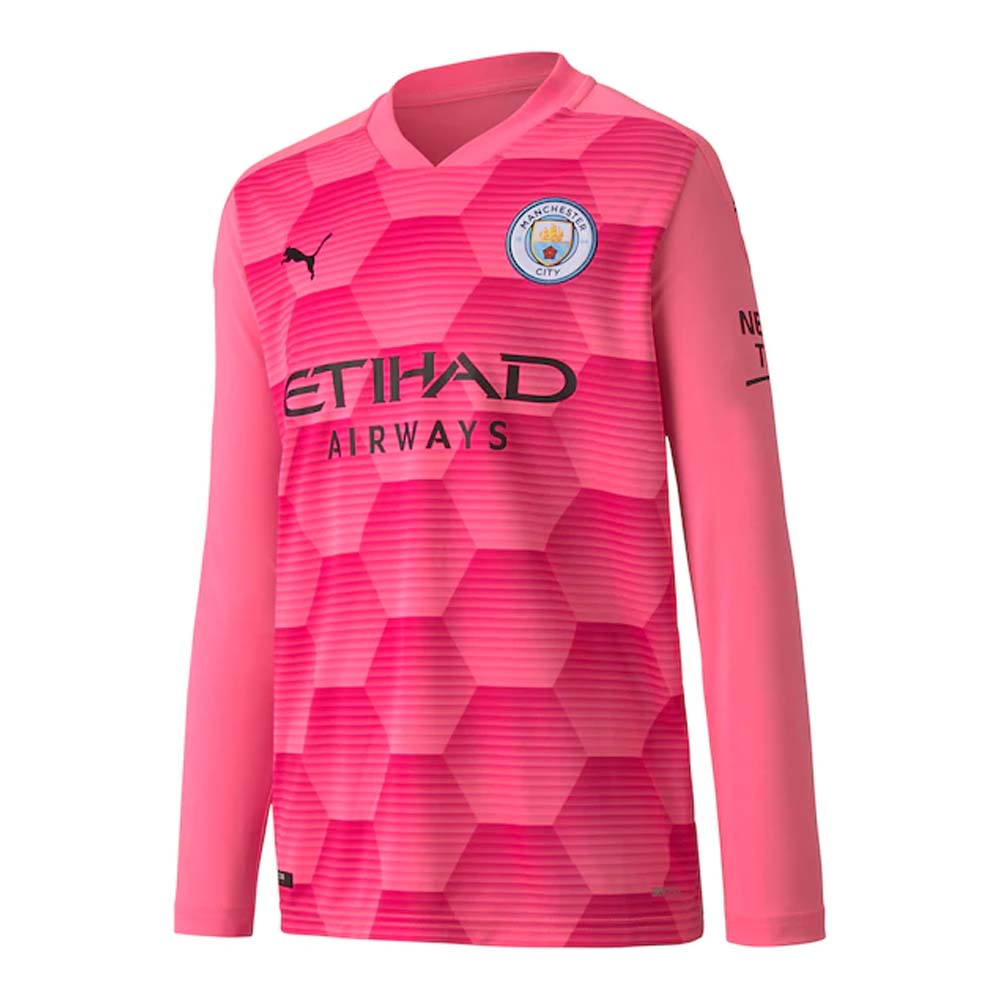 Man City 2020 2021 Away Goalkeeper Shirt Pink Kids 75710322 69 21 Teamzo Com