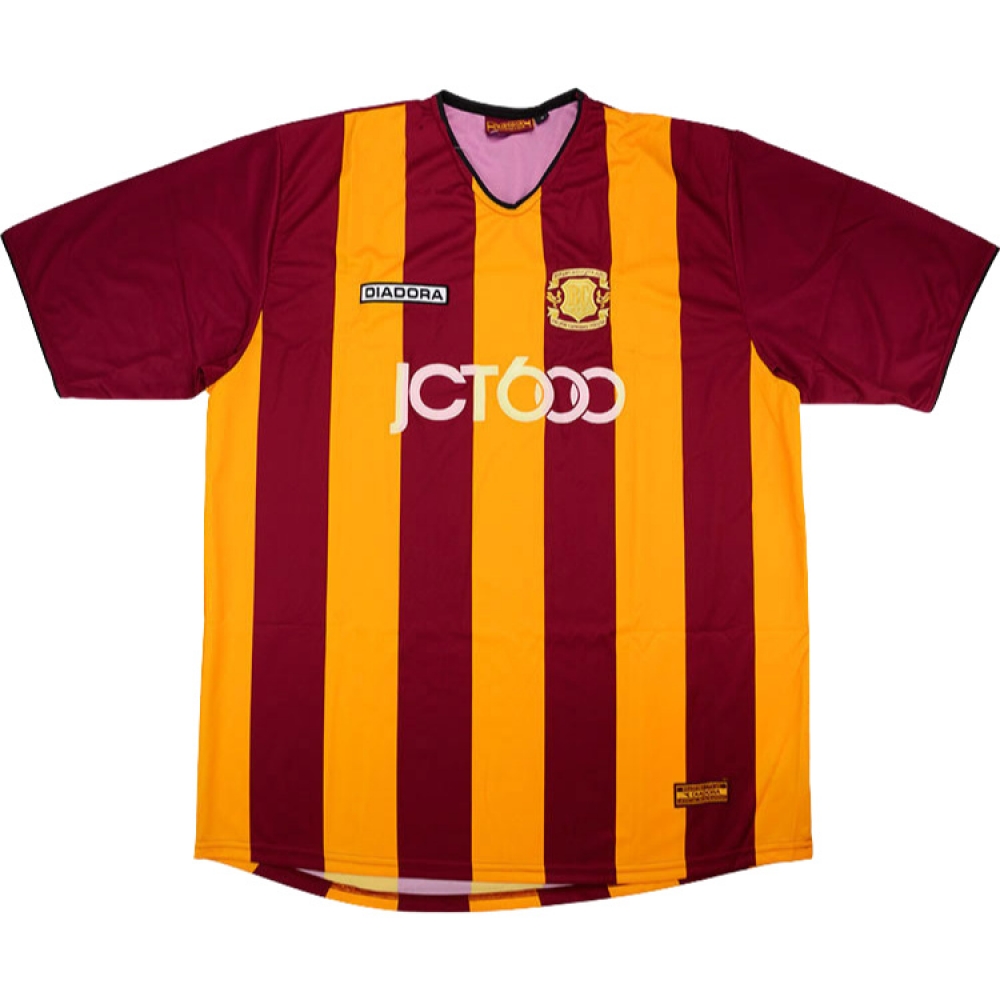 Bradford City 2003-04 Home Football Shirt (D.Windass #8) ((Very Good) XL)