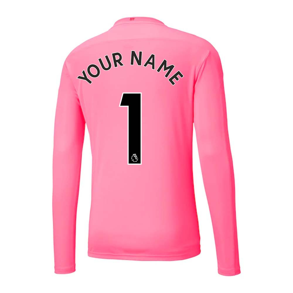 man city pink goalkeeper kit junior