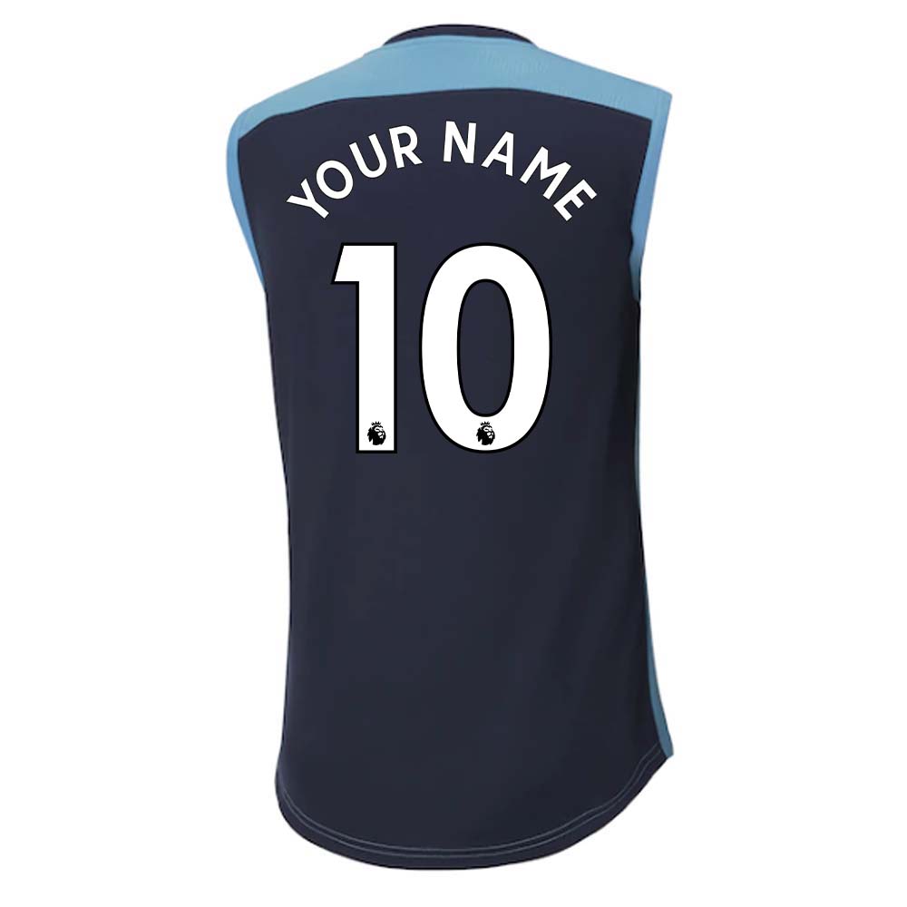 2020 2021 Manchester City Puma Sleeveless Shirt Blue Your Name 75790301 194339 58 55 Teamzo Com