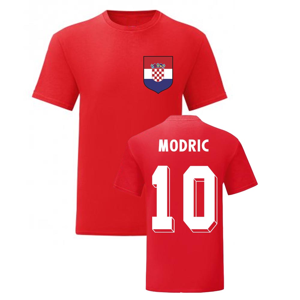 Luka Modric Croatia National Hero Tee's (Red)