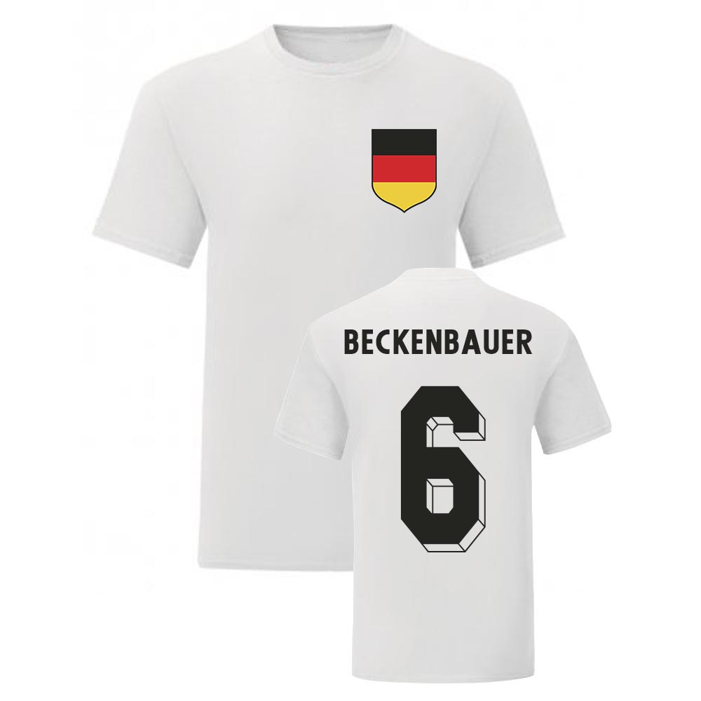 Franz Beckenbauer Germany National Hero Tees's (White)