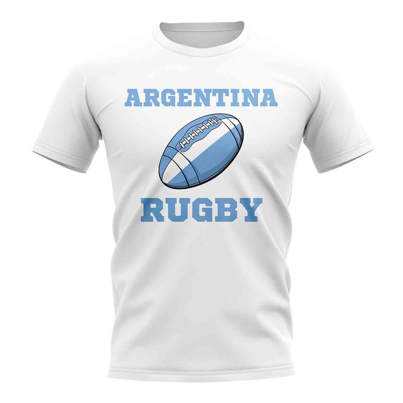 Argentina Rugby Ball T-Shirt (White)