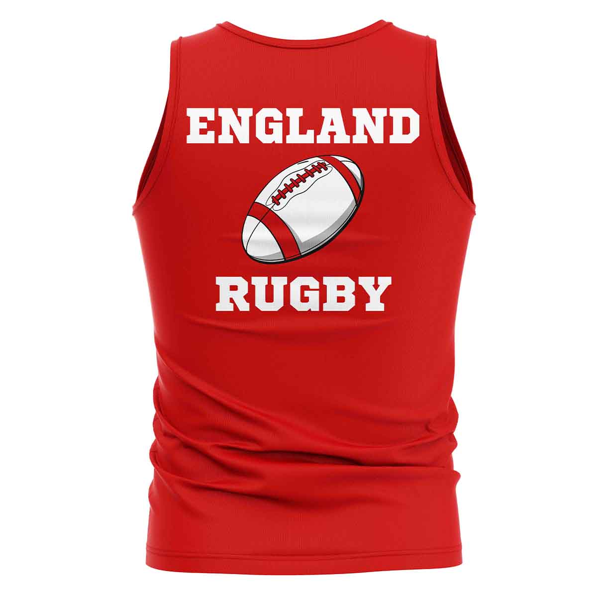 England Rugby Ball Tank Top (Red)