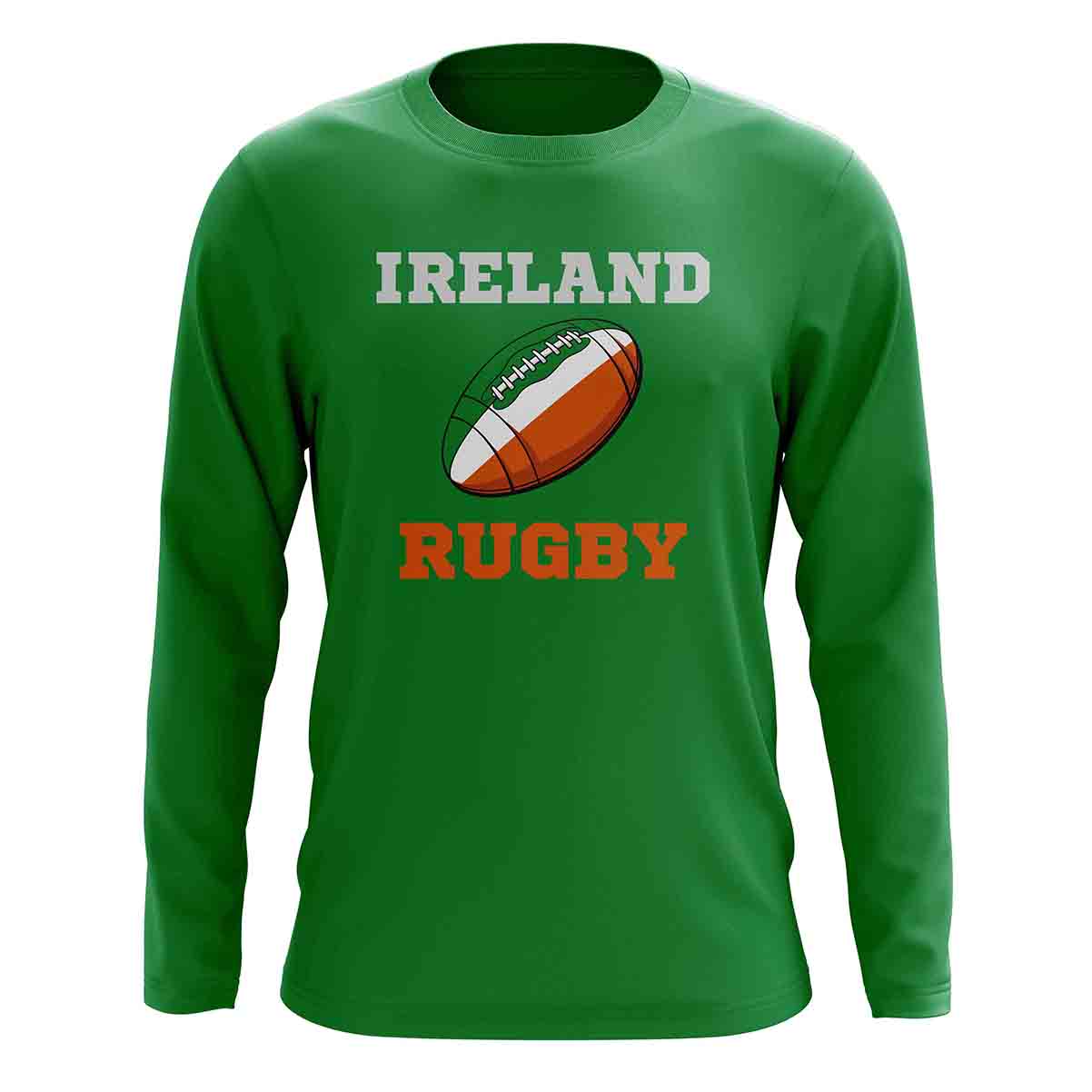 Ireland Rugby Ball Long Sleeve Tee (Green)