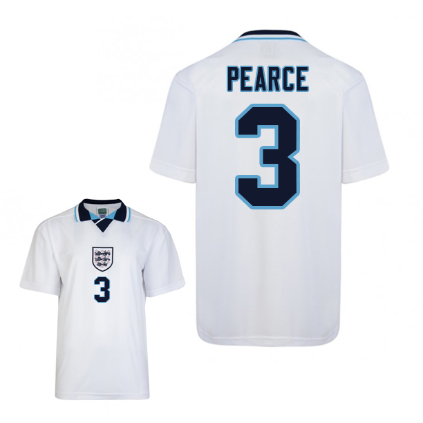 Score Draw England Euro 1996 Home Shirt (Pearce 3)