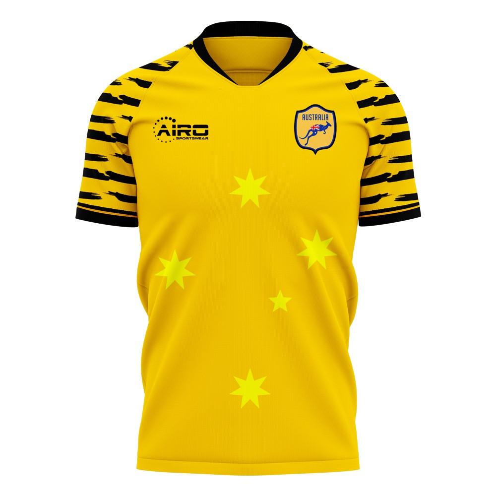 Australia 2020-2021 Home Concept Football Kit (Libero) - Kids