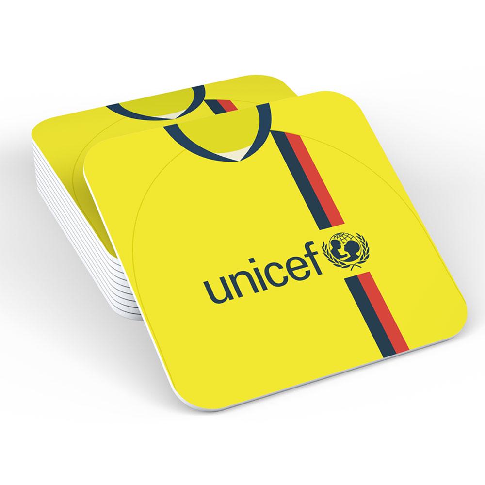 Barcelona 08/09 Away Football Retro Coaster