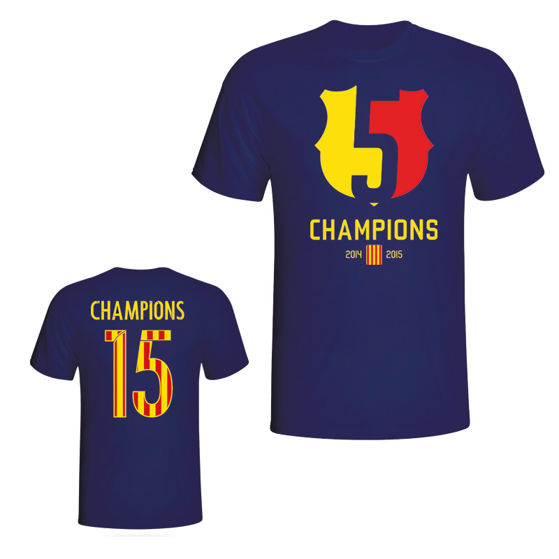 bronzen jas Dag Barcelona 2015 Champions Tee (Navy) [TSHIRTNAVYKIDS;TSHIRTNAVY] - €21.76  Teamzo.com