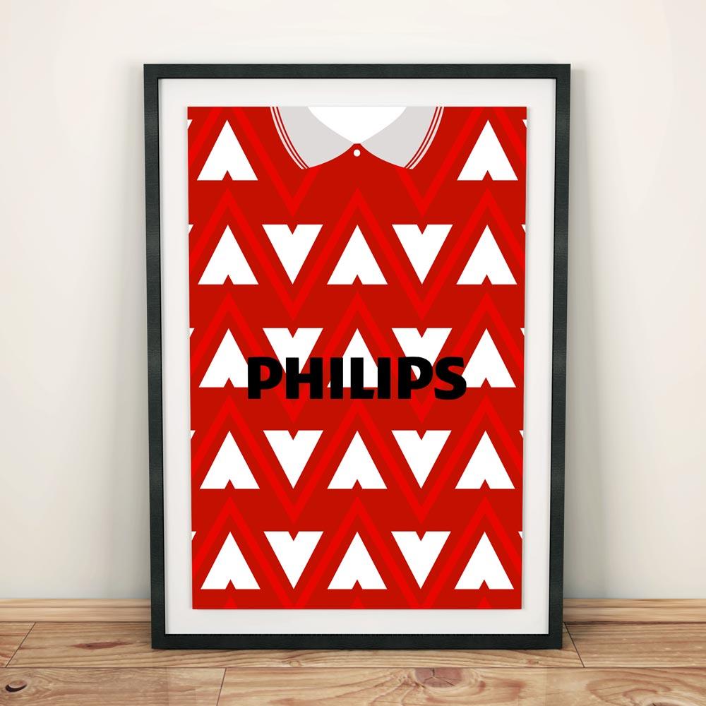 Hamilton Accies 91/93 Football Shirt Art Print