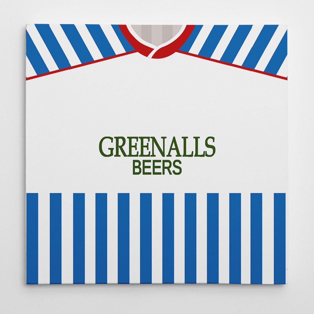 Huddersfield 1987 Football Canvas Print