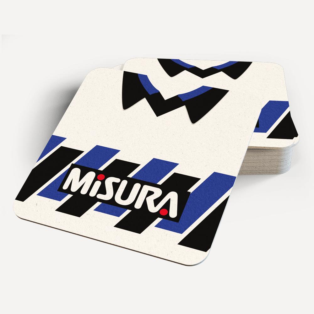 Inter Milan 1989 Away Retro Coaster