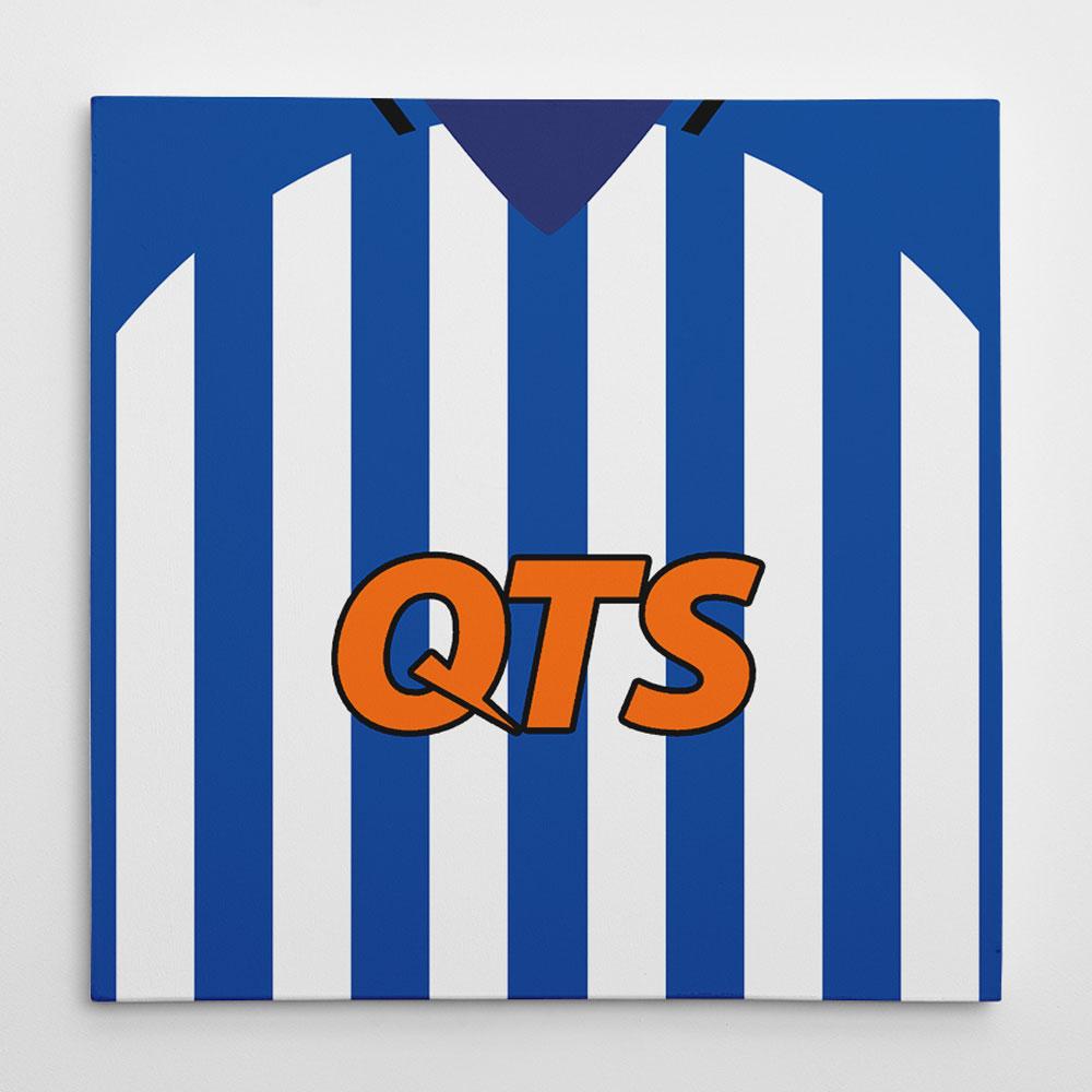 Kilmarnock 18/19 Football Canvas Print