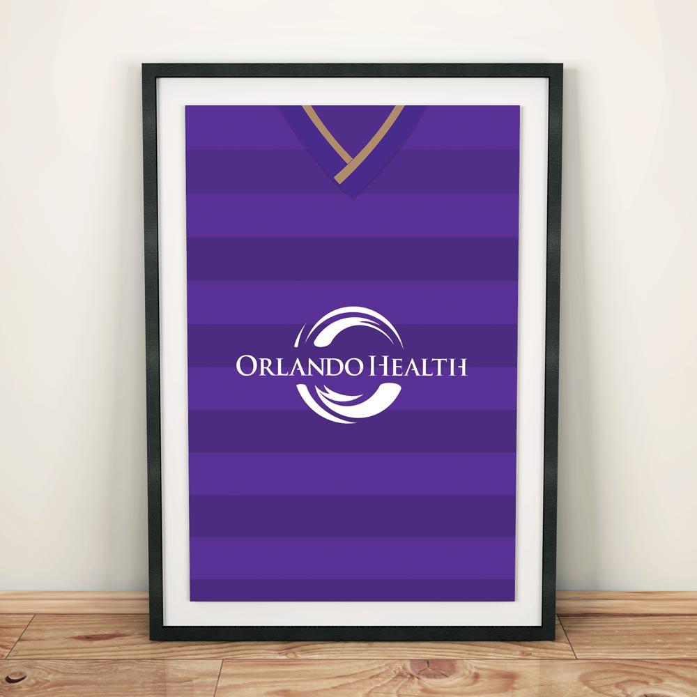 Orlando City 2015 Football Shirt Art Print