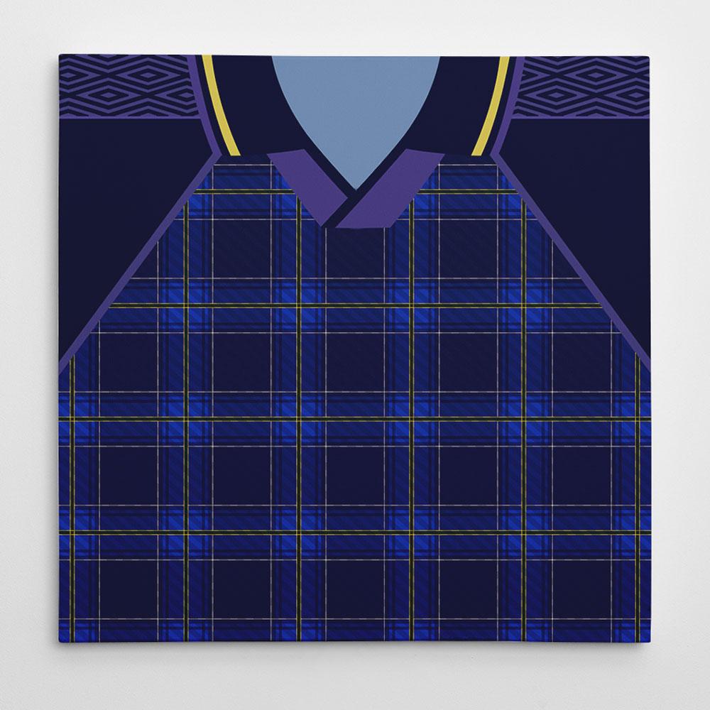 Scotland 1994 Football Canvas Print