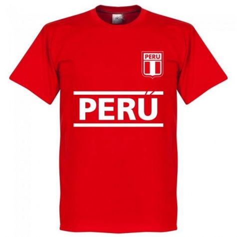 Peru Guerrero 9 Team T-Shirt - Red