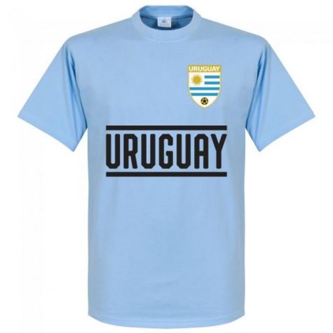 Uruguay Godin 3 Team T-Shirt - Sky