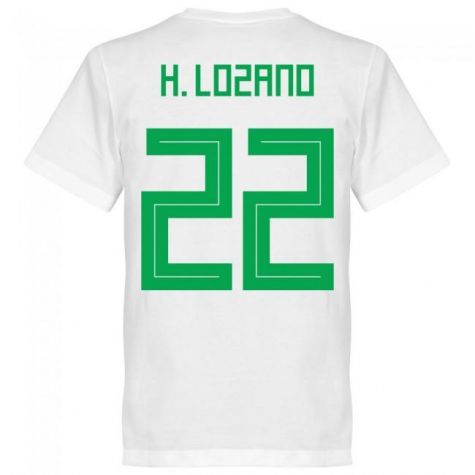 Mexico H. Lozano 22 Team T-Shirt - White