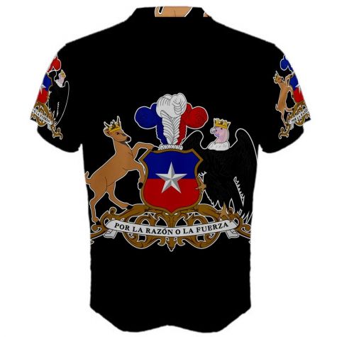 Chile Coat of Arms Sublimated Sports Jersey