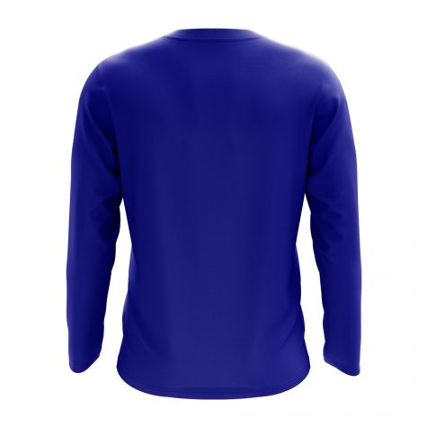 Gambia Core Football Country Long Sleeve T-Shirt (Royal)