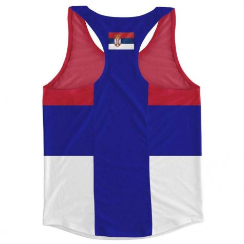 Serbia Flag Running Vest