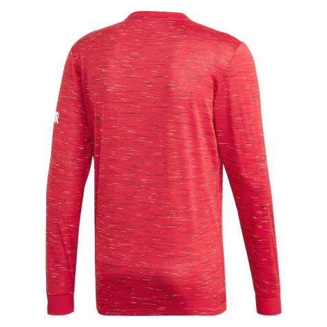 2020-2021 Man Utd Adidas Home Long Sleeve Shirt (VIDIC 15)