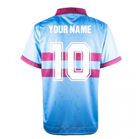 1995-1996 West Ham Away Retro Shirt (Your Name)