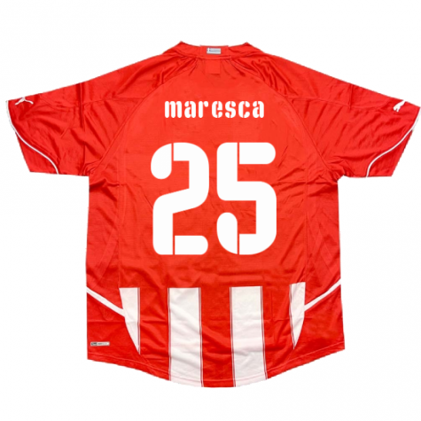 2010-2011 Olympiakos Home Shirt (Maresca 25)