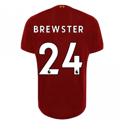 2019-2020 Liverpool Home European Shirt (Brewster 24)