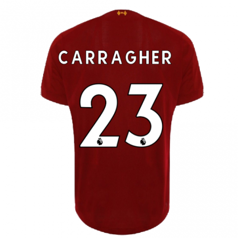 2019-2020 Liverpool Home European Shirt (CARRAGHER 23)