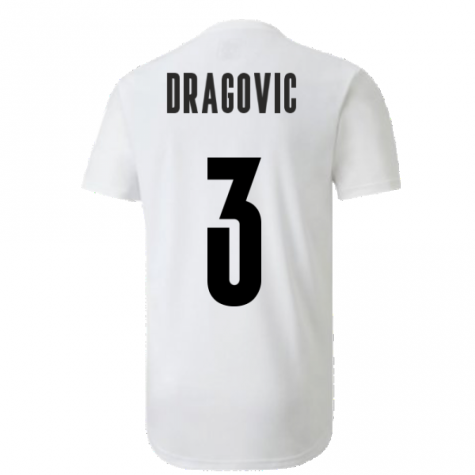 2020-2021 Austria Stadium Jersey (White) (DRAGOVIC 3)